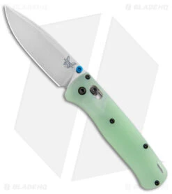 Chic Knifs Shop 30 Flytanium Jade G-10 Crossfade + Benchmade Bugout Knife (3.24" Satin)