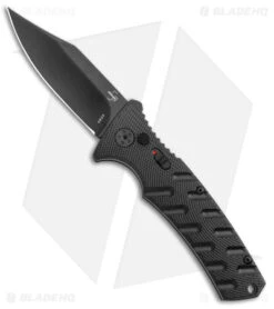 Chic Knifs Shop 13 Boker Plus Strike Bowie Automatic Knife Black (3.25" Black )