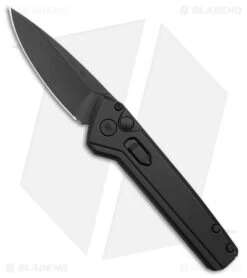 Chic Knifs Shop 42 Buck Knives Buck 838 Deploy Blackout Automatic Knife Black Alum (3.25" Black) 0838BKS