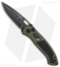 Chic Knifs Shop 46 Buck Knives Buck Impact Automatic Knife OD Green (3.125" Black SW) 0898GRS